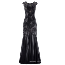 Катя Касин блестками Cap рукавом V-обратно бальное платье выпускного вечера вечера платье 7 Размер США 4~16 KK001055-1